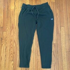 Olive Green Champion Sweatpants